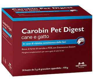 CAROBIN PET DIGEST GRANULARE 30 BUSTE DA 5 G