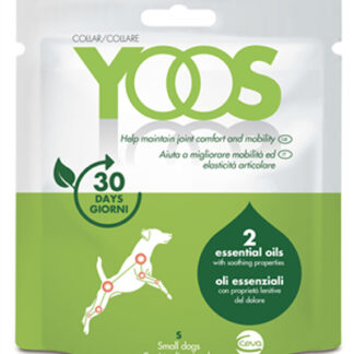 YOOS COLLARE CANE TAGLIA SMALL A BASE DI OLI ESSENZIALI