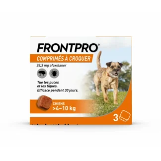 Frontpro Chiens 4-10kg 3 comprimés à croquer