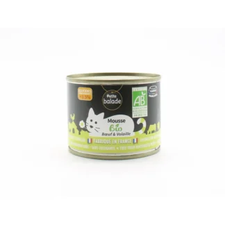 Petite Balade Mousse Bio Bœuf et Volaille 200g