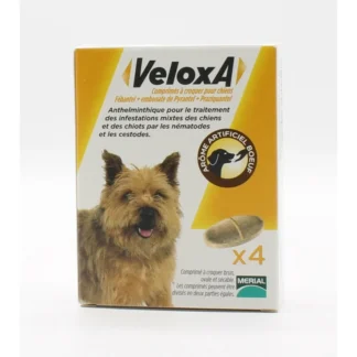 Veloxa Comprimés à Croquer pour Chiens X4