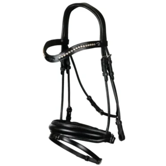 Bridon Dy'on Muserolle Combinée Moyenne Pull Back Dressage