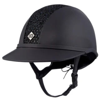 Casque Charles Owen SP8 Plus Leather Look Sparkly