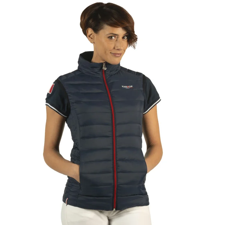 Doudoune Flags & Cup Sans Manches France Femme