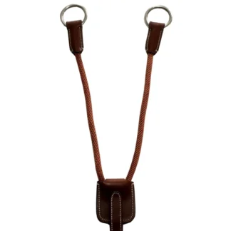 Fourche De Martingale Silver Crown Cuir Et Corde