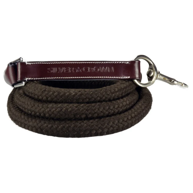 Longe Silver Crown Corde Et Cuir