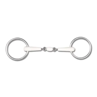 Mors Equimouth Double Brisure Avec Deux Anneaux