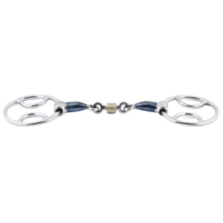 Mors Trois Effets Jump'In Double Brisure Blue Steel Avec Anneaux En Cuivre