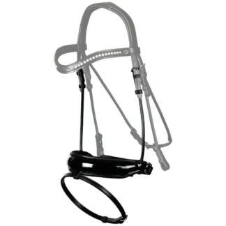 Muserolle Combinée Dy'on Large Pull Back Vernie NEC Dressage