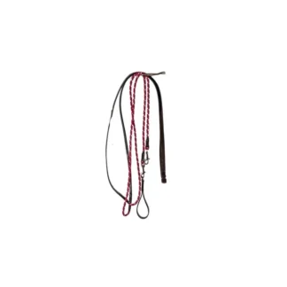 Rênes Allemandes Pénélope "Cuir & Corde"