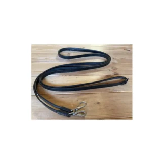 Rênes Allemandes Jump'In Week Cuir Plat