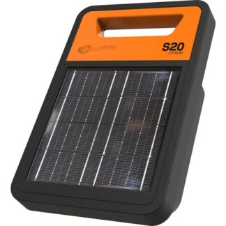 Gallagher S20 Solar-Powered Electric Fence Energizer incl. Li Battery