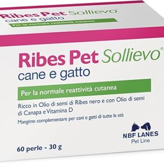 N.b.f. Lanes Ribes Pet Sollievo Blister Pack of 60 Beads
