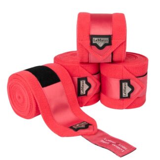 LeMieux SS'22 Loire fleece bandages Papaya