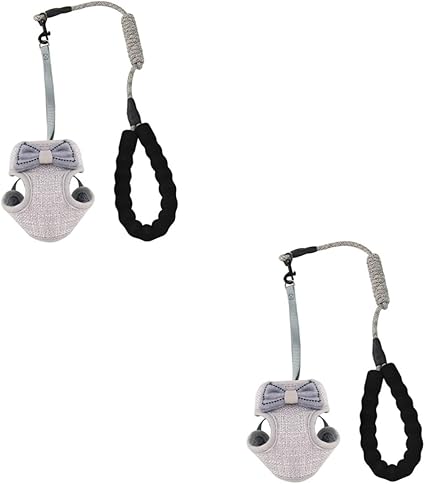Supvox Pack of 2 Chest Straps for Cats Large Cat Harness Outdoor Harness for Kittens Cat Collars Cat Leash Cat Harnesses Chest Strap for Pets Pet Harness