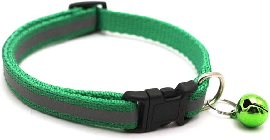 Reflektierendes und Bell Cat Collar Sicherheitselastisches verstellbares Halsband Haustierprodukt 11 Only Neck