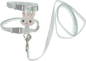 Happyyami Leine Zugseil Für Haustiere Im Freien Laufband Für Hamster Atmungsaktives Haustiergeschirr Geschirr Für Katzen Katzengeschirr Hundehalsband Hundegeschirr Frettchengurt Nylon Green