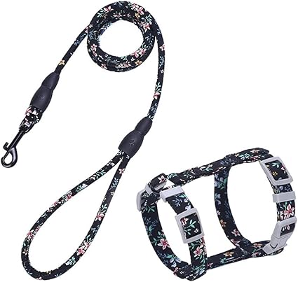BESPORTBLE Cat Harness Strap Escape Proof Cat Harness and Lead for Pets Pet Comfort Dog Harness Running Harness for Cats Cat Collar Lead Cat and Harness Black
