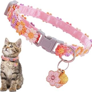 Kitten Collar Breakaway, Safety Collar For Kittens, Breakaway Cat Collars, Adjustable Kitten Collar With Bell, Reflective Kitten Collar, Soft Breakaway Cat Collar, Kitten Collar With Charm, Cute