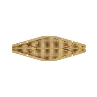 2-outlet diamond-shaped plastic bee escape