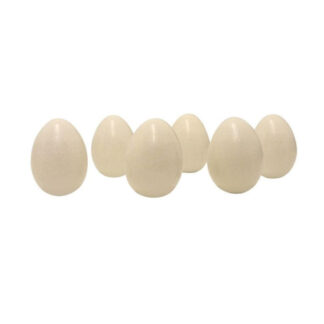 Plastic Bantam/Pigeon Nest Eggs 6 pk
