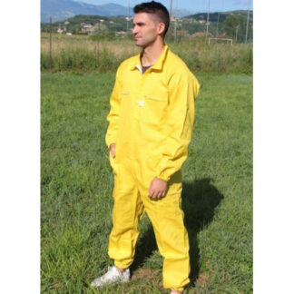 Beekeeper and work overalls in pure cotton (shirt collar)