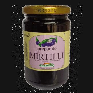 BLUEBERRIES (Preparation-Compote-Jam without added sugar) gr. 340
