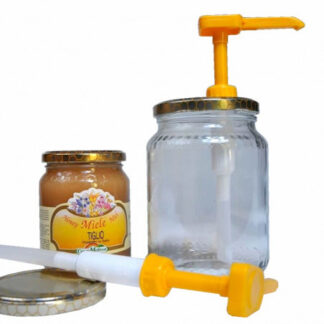 Dispenser for liquid honey (with two caps)