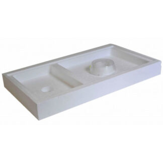 Polystyrene comb-covering feeder for bee box