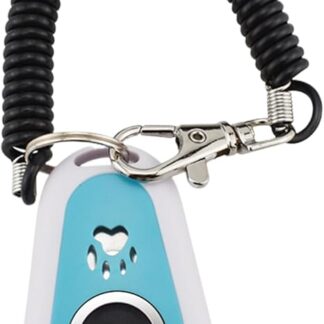 Dog Training Clicker - Tools for Pet Obedience, Puppy Clicker Device, Behavior Aid Trainer | Double Colour Training - Clicker, Adjustable Wrist Strap Tool, Clicker for Daily Use