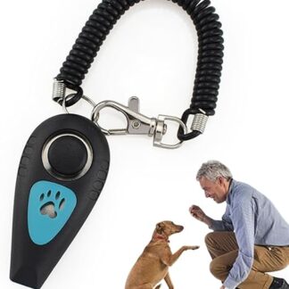 Hundeklicker für das Training | 2-in-1 Welpentraining Clicker und Pfeife, professionelle reaktive Hundepfeife mit Handgelenkschlaufe, geräuschloses Rückrufgerät für, Vögel, Katzen