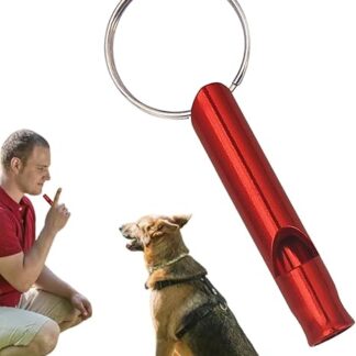 Dog Training Whistle, Aluminum Alloy Anti Bark Whistle, Ultrasonic Tool, Lightweight Stop Bark Control Tool, Dog Training Behavior Aid for Dogs and Cats