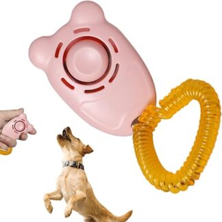 Hundetraining Clicker - Welpenverhaltenstrainer | Clicker Mit Handgelenksgurt | Haustier -Trainingswerkzeug Für Hunde Katzen Vögel | Leichtes Trainingsclicker Für Gehorsam | Verhaltenshilfe Für