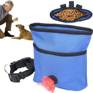laxreheye Leckerli-Tasche für kleine Hunde, Belohnungstasche und Snacks für Tiere | Lebensmittelspender wasserdicht und wasserdicht mit integrierter Kottasche zur Aufbewahrung von Lebensmitteln
