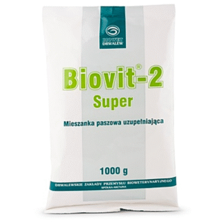 Biowet Drwalew BIOVIT-2 SUPER 1 KG витаминно-минеральная смесь для кур, индеек, свиней и крупного рогатого скота