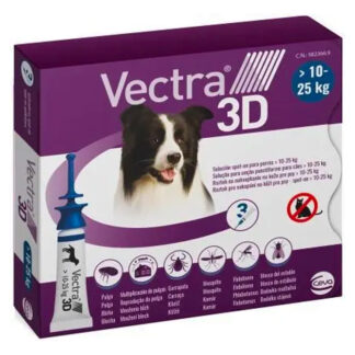 Ceva VECTRA 3D ДЛЯ СОБАК ВЕСОМ 10-25 КГ /3 ПИПЕТКИ/