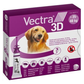 Ceva VECTRA 3D ДЛЯ СОБАК ВЕСОМ 25-40 КГ /3 ПИПЕТКИ/