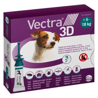 Ceva VECTRA 3D ДЛЯ СОБАК ВЕСОМ 4–10 КГ /3 ПИПЕТКИ/