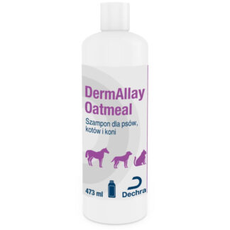 Dechra DERMALLAY OATMEAL EQUINE SHAMPOO 473 ML Шампунь против зуда для лошадей, собак и кошек