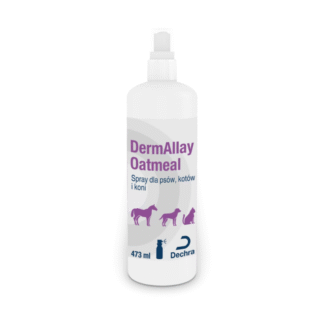 Dechra DERMALLAY OATMEAL EQUINE SPRAY CONDITIONER 473 мл спрей-кондиционер для лошадей, собак и кошек
