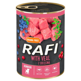 Dolina Noteci RAFI DOG CAN 400 G JUNIOR VEAL PATE