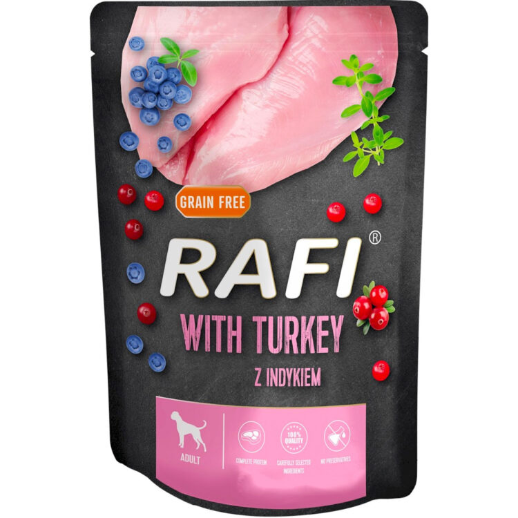 Dolina Noteci RAFI DOG POUCH WITH TURKEY 300 G