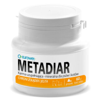 Eurowet METADIAR 60 G Защищает желудок и кишечник собак и кошек