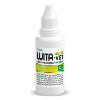 Eurowet WITA-VET 25 мл (РЕГЕНЕРАТОР ШЕРСТИ) капли для собак и кошек для красивой шерсти