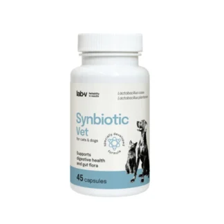 Lab-V SYNBIOTIC VET 45 капсул (пробиотик + пребиотик) для собак и кошек