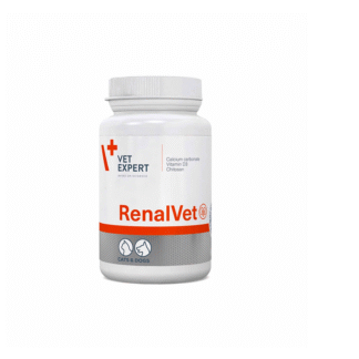 Vet Expert RENALVET 60 КАПСУЛ для собак и кошек с симптомами хронической почечной недостаточности