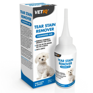 VetIQ TEAR STAIN REMOVER 100 мл жидкость для удаления пятен вокруг глаз и рта