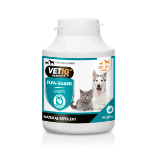 VetIQ FLEA GUARD 90 ТАБЛЕТОК помогает защитить собак и кошек от блох, клещей и комаров