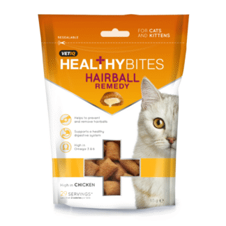 Vetiq HEALTHY BITES Средство от образования комков шерсти у кошек и котят 65 г