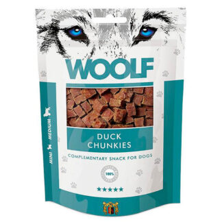 WOOLF DUCK CHUNKIES 100 г кусочков сушеного утиного мяса
